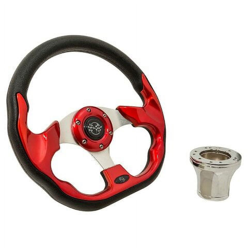 The Club LX Steering Wheel Lock, Red