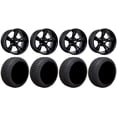 thumbnail image 1 of GTW Godfather 10" Golf Wheels Black 205x50 Cruze Tires E-Z-GO & Club Car, 1 of 4