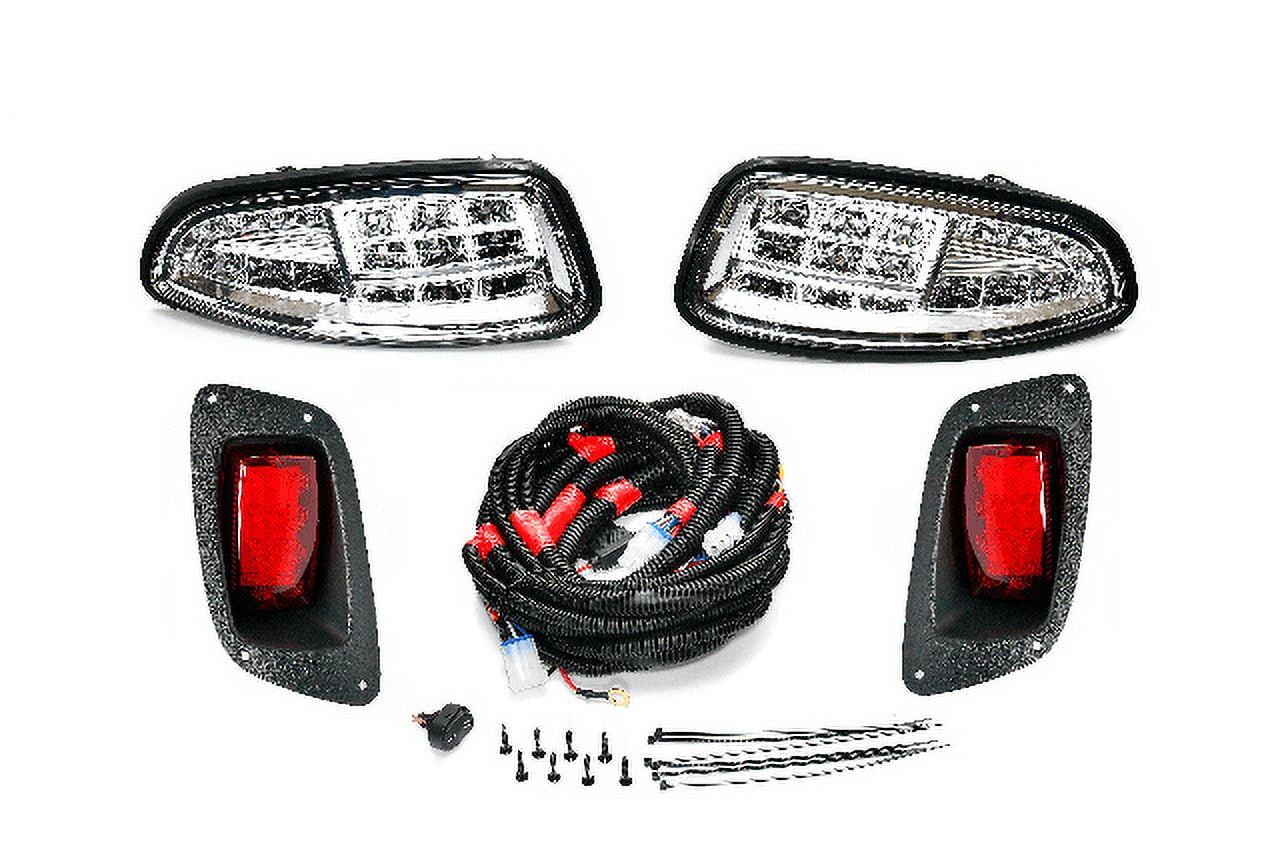 GTW Golf Cart Premium LED Light Kit Headlights / Taillights EZGO RXV (2016Up)