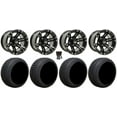 thumbnail image 1 of GTW Specter 12" Golf Cart Wheels Black 215x50 Cruze Tires E-Z-GO & Club Car, 1 of 4