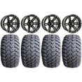 thumbnail image 1 of GTW Specter 14" Golf Cart Wheels Black 23" Hammer Tires Yamaha, 1 of 4