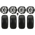 thumbnail image 1 of GTW Specter 14" Golf Wheels Machined Elite 205x30-14 Tires E-Z-GO & Club Car, 1 of 4