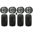 thumbnail image 1 of GTW Spyder 12" Golf Cart Wheels Machined 20" Sierra Sport Tires Yamaha, 1 of 4