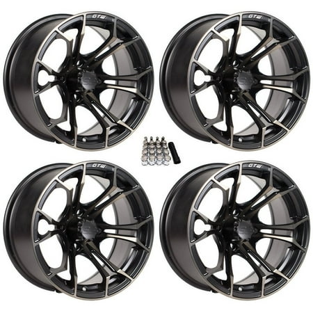 GTW Spyder 12" Golf Cart Wheels/Rims Bronze Yamaha