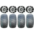 thumbnail image 1 of GTW Tempest 12" Golf Cart Wheels Machined 205x30 Fusion Tires Yamaha, 1 of 4