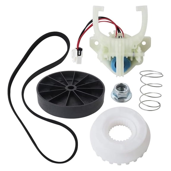 GTW465ASN8WW GTW465ASN9WW GTW465ASN3WW for Washer Parts Kit 5-Piece Set | Actuator Drive Belt Clutch Spring Pulley Replacement | for Washing Machine Repair