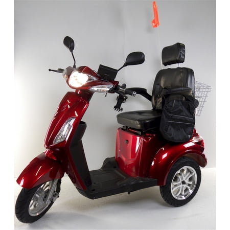 GTX-L Cadillac Adult Electric Mobility Scooter in silver, mobile senior scooter, electric tricycle