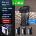GTX Solar Post Accent Wall Lights 10 Lumen LED Naturally Solar 4