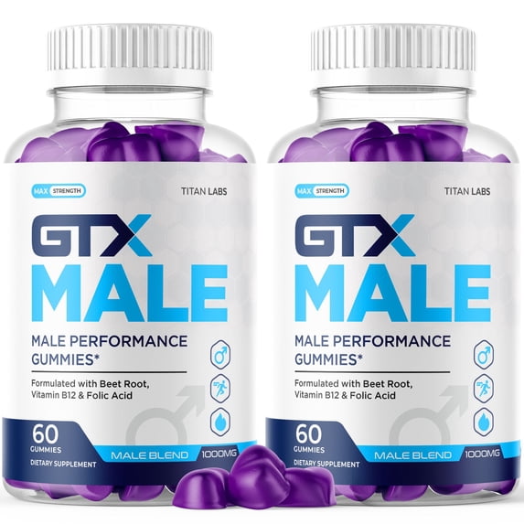 GTXMale ACV Gummies Advanced Formula Vitamin Supplement 120 Gummies