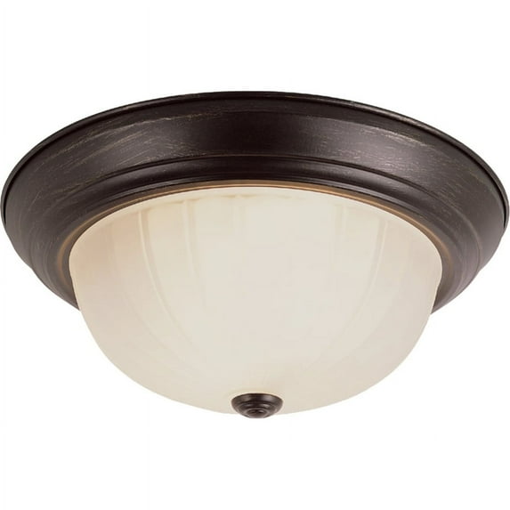 GU-24 Melon 13" Flushmount