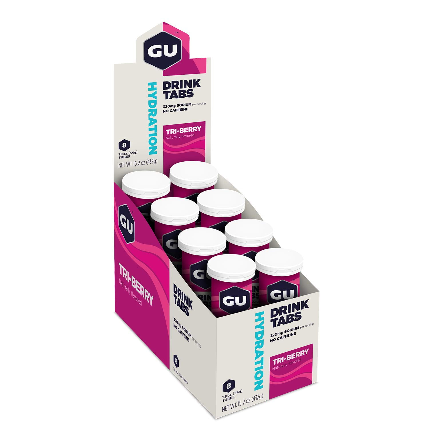 GU Energy Hydration Electrolyte Drink Tablets, Vegan, Gluten Free