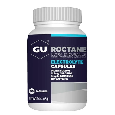 GU Energy Labs Roctane Electrolyte Capsules - Bottle of 50 Capsules