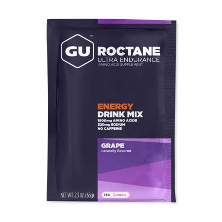 GU Energy Roctane Ultra Endurance Energy Drink Mix, 10 Single-Serving Packets, Grape