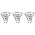 thumbnail image 1 of GU10 LED Light Bulbs Non-Dimmable, 5000K Daylight White GU10 Bulb Replacement for Recessed Track Lighting, 4W LED Bulbs with 100°Flood Beam for Kitchen, Range Hood, Living Room, Bedroom, 3 Pack, 1 of 8