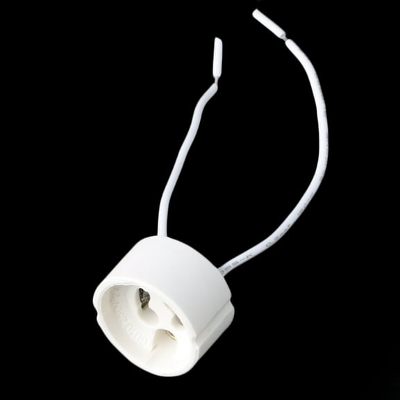 GU10 Socket LED Bulb Halogen Lamp Holder Base Ceramic Wire Connector