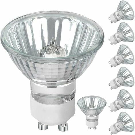 GU10 halogen bulb, dimmable gu10 bulb 50W 230V, 500lm warm white 2700K ...