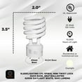 thumbnail image 1 of GU24 23Watt  Ballasted CFL Bulbs 120V 60Hz 4200K Cool White 4 Pack, 1 of 6