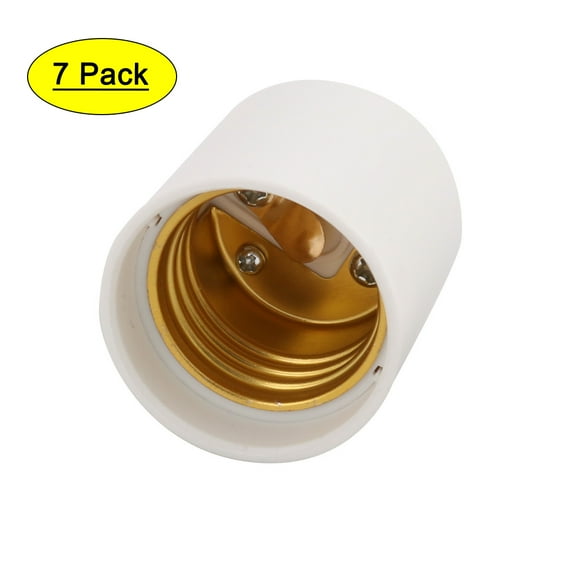 GU24 to E26 Light Socket, Bulb Base Adapter Converter, Commutator 7Pcs