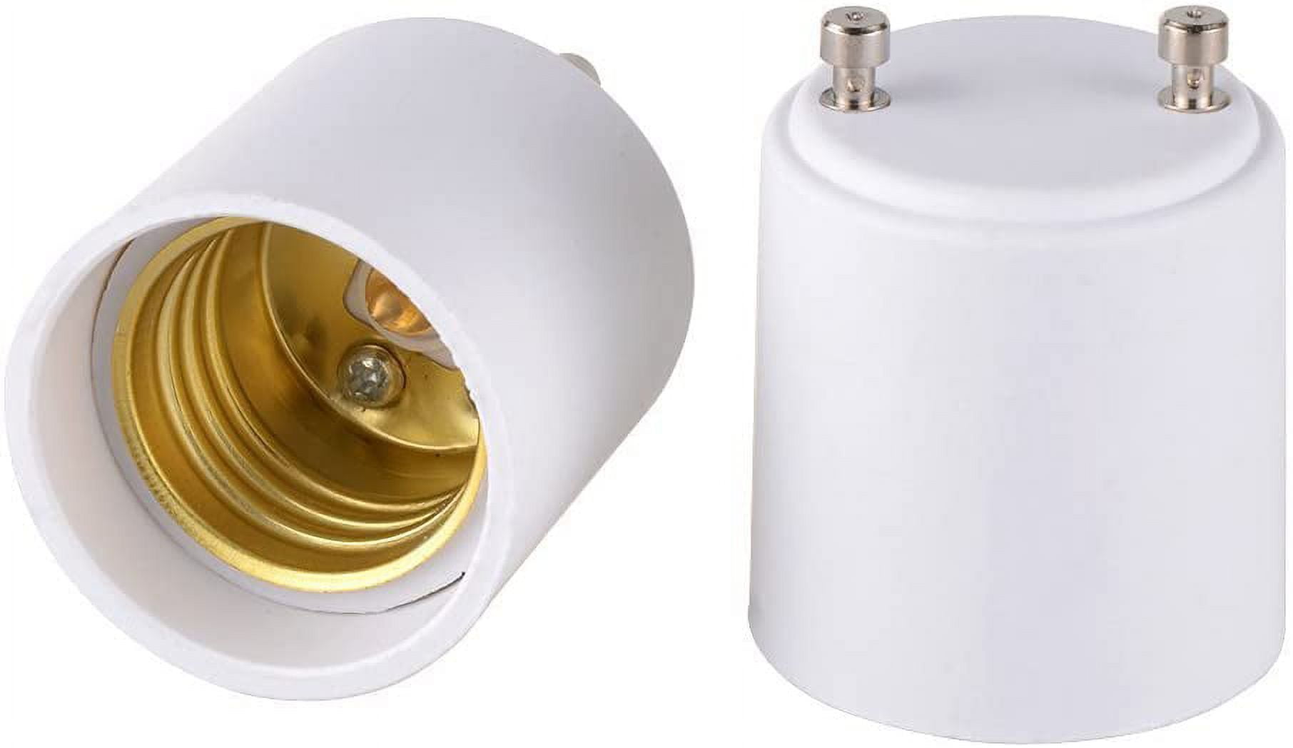 GU24 to E27 E26 Adapter for LED Bulb, GU24 to Medium Base Converts Your