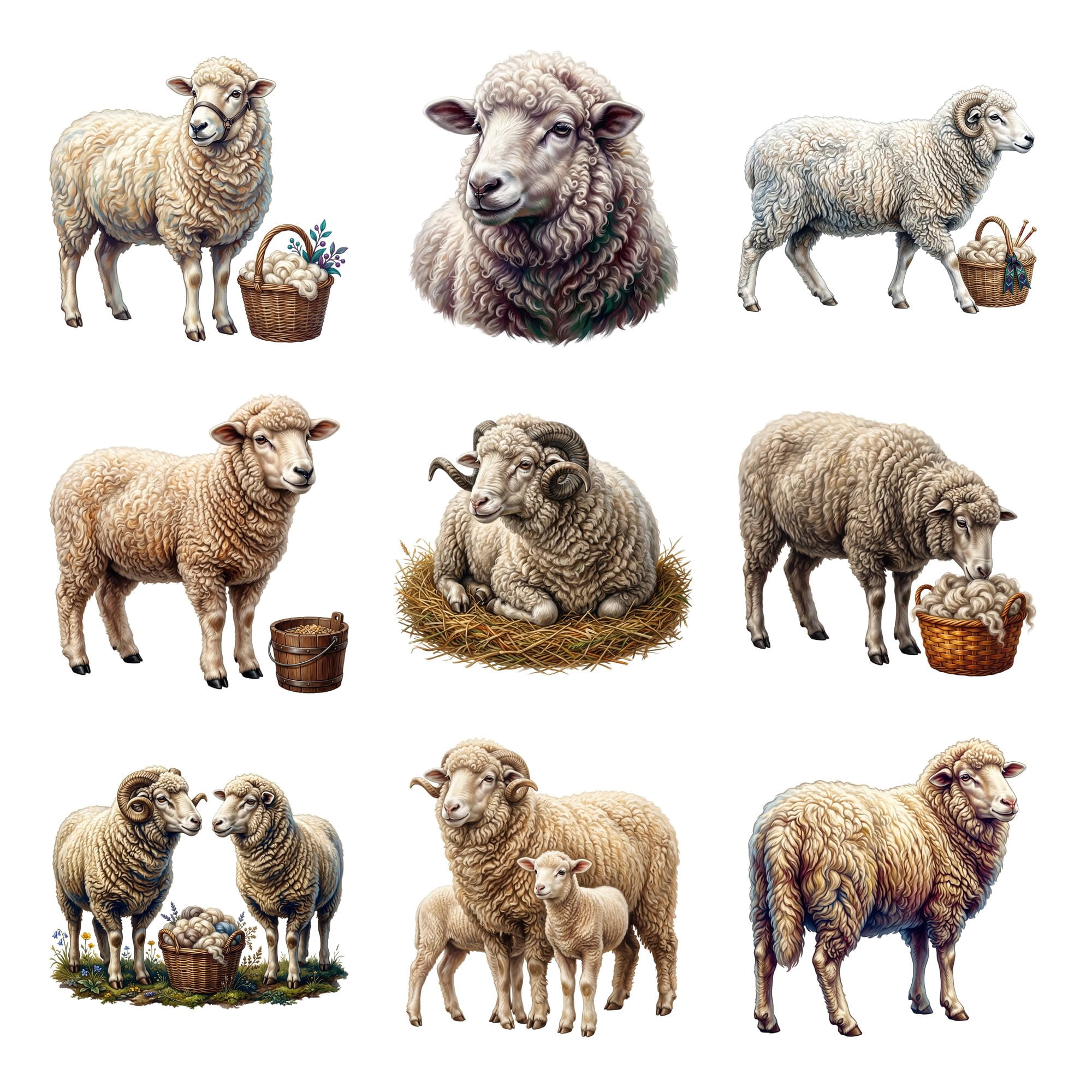Would Sign Language Count GUACAMOLE Merino Sheep Rub-On Decals, 9 Count - Walmart.com