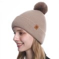 thumbnail image 1 of GUACER Beanies for Women Winter Ultra Soft Pom Pom Thermal Fleece Cozy Knit Snow Ski Hats for Casual Outdoor, 1 of 4