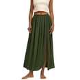 thumbnail image 1 of GUACER High Waisted Maxi Skirt for Women Side Slit Boho Flowy Long Skirt Casual Summer Beach Skirts, 1 of 6