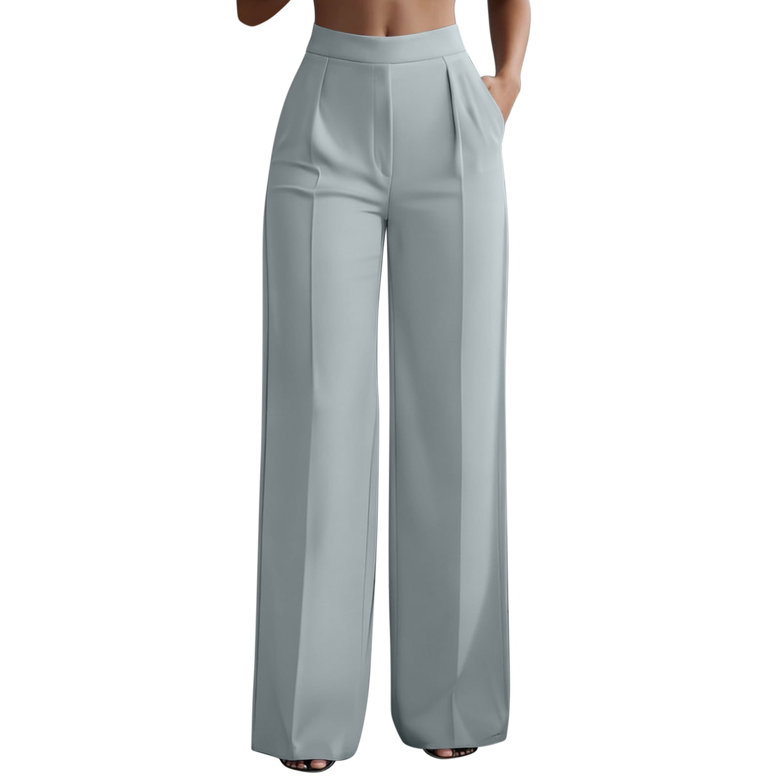 pleated dress pants vs flat front vs. Flat-Front Trousers: Which is Right For You? making you look slim and elegant Guacer No Boundarie Women's Pleated