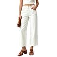 thumbnail image 1 of GUACER Straight Leg Jeans for Women Trendy High Waisted Solid Cropped Casual Loose Denim Pants with Pockets, 1 of 5