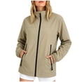thumbnail image 1 of GUACER Waterproof Softshell Jackets for Women - Windproof & Breathable Outdoor Coat with Zippered Pockets for Hiking & Travel, 1 of 6
