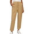 thumbnail image 1 of GUACER Wide Leg Pants for Women Summer Casual Drawstring Elastic Waisted Loose Fit with Pockets Pants, 1 of 5