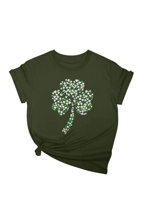 Women's Crew-neck Short-sleeved Pullover Printed Casual Fashion