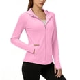 thumbnail image 1 of GUACER Women's Hoodies Fashion Stretch Sun Protection Zip Up with Pockets Hiking Breathable Summer Jackets, 1 of 6