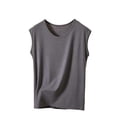thumbnail image 1 of GUACER Women's Modal Round Neck Tank Tops, Sleeveless Casual Vest, Soft Breathable Undershirt for Summer, 1 of 6
