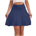 thumbnail image 1 of GUACER Womens Athletic Skorts V-Cross High Waisted A-Line Tennis Skirt with Pockets Active Golf Skater Skort Mini Skirt, 1 of 6