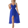 thumbnail image 1 of GUACER Womens Backless V-Neck Nightgowns Sleeveless Trendy Mesh Flowy Chiffon Sexy Sleep Dresses, 1 of 4
