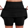 thumbnail image 1 of GUACER Womens High Waist 2-in-1 Skirts with Built in Shorts Quick Dry Casual Athletic Yoga Running Gym Skirt Shorts, 1 of 6