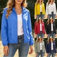 thumbnail image 1 of GUACER Womens Hoodies Jackets Sun Protection Casual Breathable Long Sleeve Coats with Zipper Pockets for Outdoor, 1 of 9
