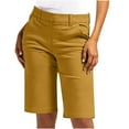 thumbnail image 1 of GUACER Womens Sweat Shorts Summer Elastic Waist with Drawstring Pockets Casual Shorts, 1 of 8