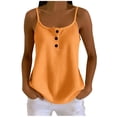 thumbnail image 1 of GUACER Womens Waffle Knit Cami Top Trendy Button Spaghetti Straps Casual Summer Tank Tops, 1 of 9