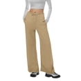 thumbnail image 1 of GUACER Womens Wide Leg Sweatpants Side Pockets Drawstring Waist Soft Fabric Casual pants, 1 of 3