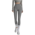 thumbnail image 1 of GUACER Womens Yoga Pants Trendy High Waisted Tummy Control Workout Leggings Pants, 1 of 5
