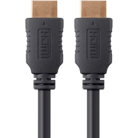 GUAJDE-4K High Speed HDMI Cable - HDMI 2.0, 4K@60Hz, HDR, HDR10, Dolby Vision, 18Gbps, YUV 4:4:4, 28AWG, With Ferrite Cores, 6 Feet, Black