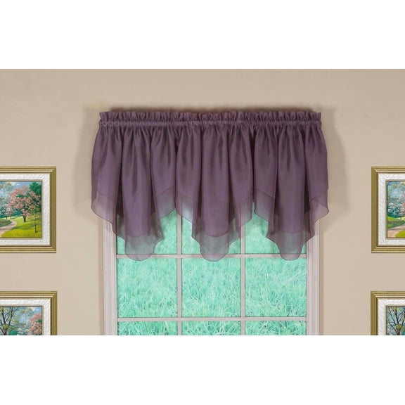 GUAJDE-Emelia Original Voile Ascot 25", Amethyst, 40" W x 25" L