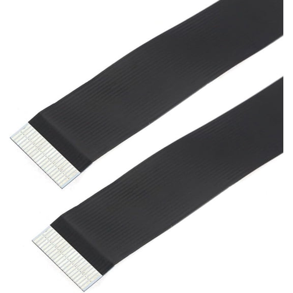 GUAJDE-Thickness 0.3mm Pitch 0.5mm 20Pin Flexible Ribbon Flat Cable 6.56FT/2.0M for HDMI Connector,Raspberry Pi, GoPro,Mini Display, Drone, Camera, Gimbal