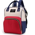 thumbnail image 1 of GUANGCAIJIA Stylish Backpack Diaper Bags Cute Organizer Unisex Mommy Hospital Delivery Travel Red, 1 of 7