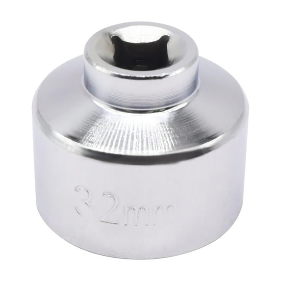 GUANGHUI 86.4mm 16 Flutes Oil Filter Wrench Compatible with BMW with 86mm Cartridge Style Filter Housing Caps, Oil Filter Housing Cap Removal Tool To Change Oil, Oil Filter Socket Wrench Kit