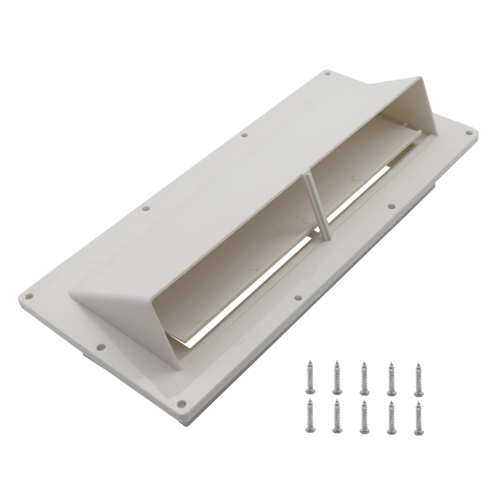 GUANGHUI RV Stove Vent - RV Hood Stove Vent | Portable Range Hood Exhaust Ventilation | Reusable RV Exhaust Cover, Multipurpose Exterior Ventilation with Locking Damper, Screws Included for Car, Home