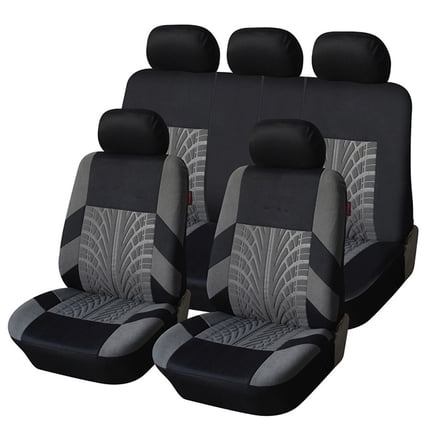 GUANGHUI Seat Cover Full Set for Women,Universal Car Seat Cover (black)