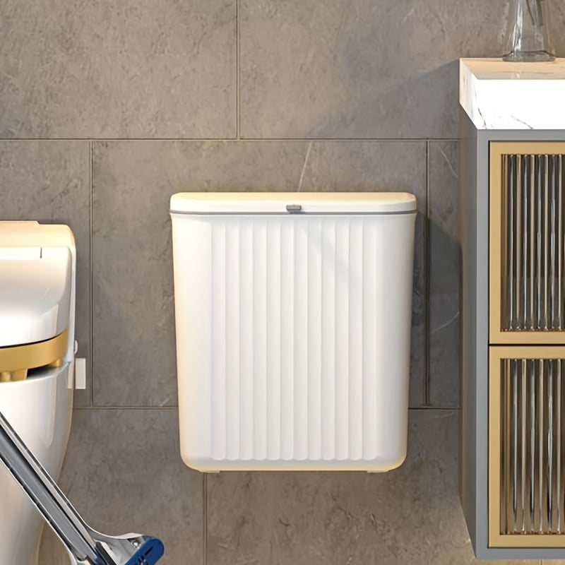 GUANGZHYZYFUS Covered Wall Mounted Trash Can - Modern Bathroom and ...