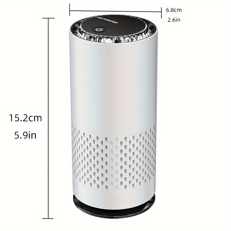 GUANGZWTLI Air Purifier for Bedrooms Cars Offices Fourlevel